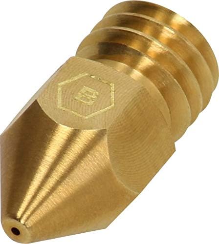 brozzl zortrax m系列喷嘴黄铜0.4毫米直径适用于3d打印机